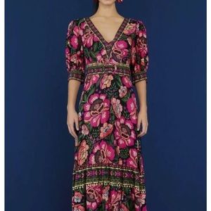 Farm Rio Flowers maxi dress
